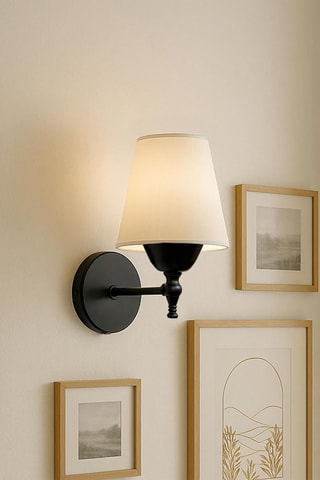 Aplique mural - Negro - 40 W