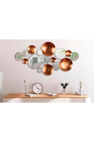 Adorno mural Lumos - 116 x 60 cm  - Cobrizo