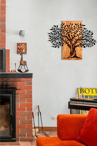 Adorno mural Sögüt - 72 x 58 cm - Natural