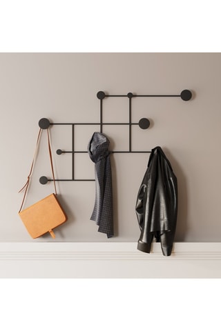 Porte-manteau -  Noir - 112 x 64 x 10 cm