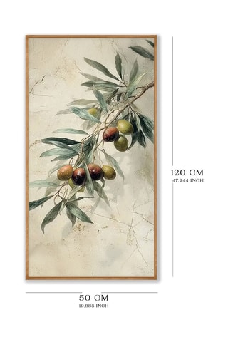 Cuadro de madera maciza - 70 x 33 cm