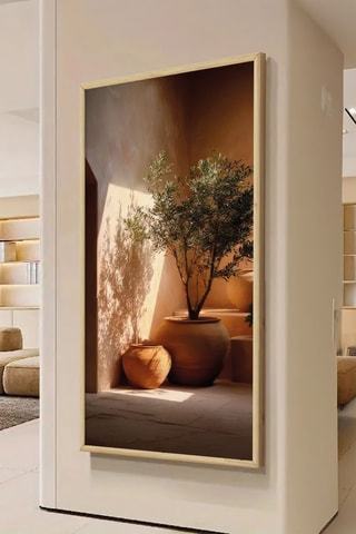 Cuadro de madera maciza - 70 x 33 cm