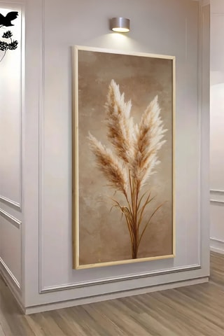 Cuadro de madera maciza - 70 x 33 cm