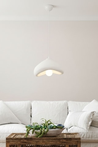 Lámpara de techo Luna - Blanco - 40 W