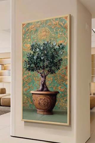 Tableau en bois massif - 120 x 50 cm -