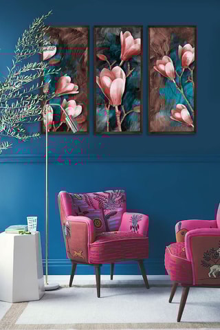 Tríptico de madera - 70 x 33 cm