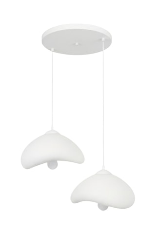 Lámpara de techo Luna - Blanco - 2 x 40 W