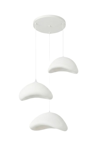 Suspension Luna - Blanc - 3 x 40 W