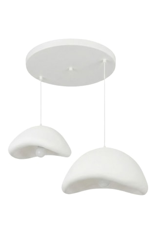 Suspension Luna - Blanc - 2 x 40 W