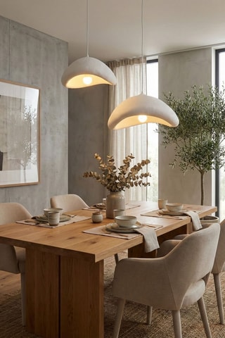 Lámpara de techo Luna - Blanco - 2 x 40 W