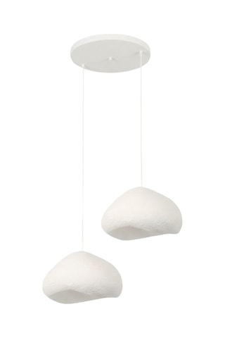 Suspension Lora - Blanc - 2 x 40 W