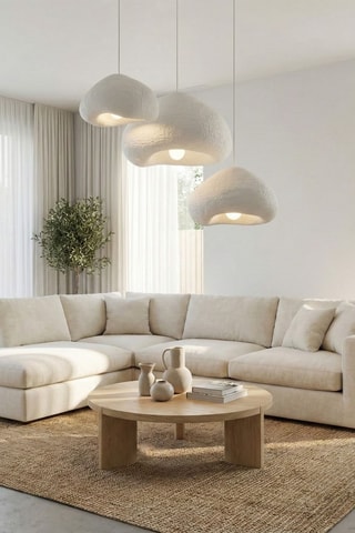 Suspension Lora - Blanc - 3 x 40 W