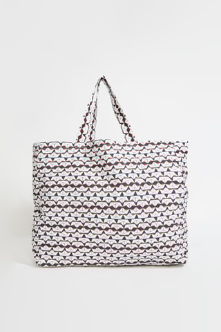 Sac à main - Blanc et orange