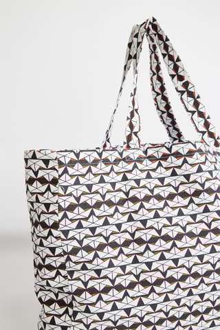 Sac à main - Blanc et orange