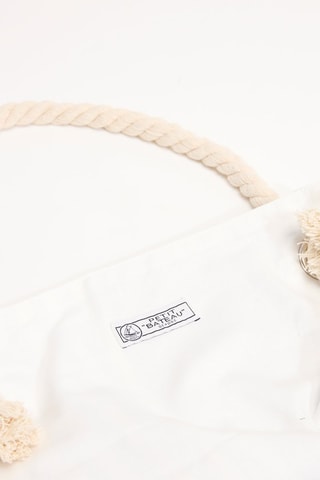 Sac shopping - Bleu marine et blanc