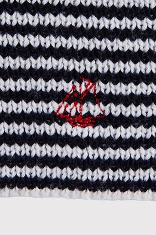 Cagoule en laine - Bleu nuit