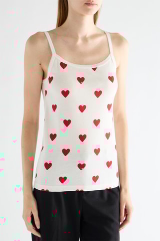 Débardeur - Blanc et rouge