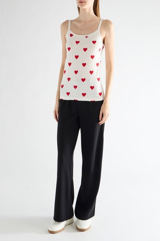 Débardeur - Blanc et rouge