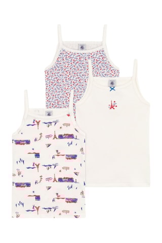 3 débardeurs - Blanc