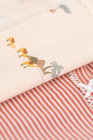 2 débardeurs - Ecru et rouge