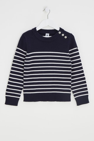 Pull en laine - Bleu marine