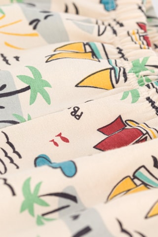 Pantalon - Beige et jaune