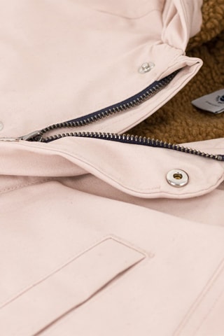 Parka à manches longues. Rose pâle