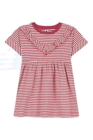 Robe à manches courtes. Rose