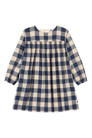 Robe - Bleu marine et beige