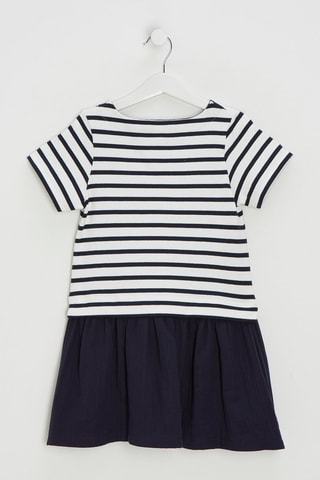 Robe trompe-l’œil - Blanc et noir