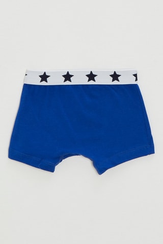 2 boxers - Bleu cobalt et jaune