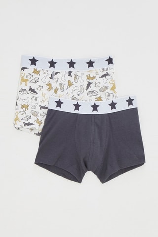 2 boxers - Blanc et noir