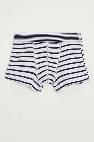 Boxer - Bleu marine et blanc