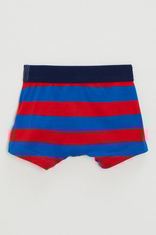 2 boxers - Bleu et rouge