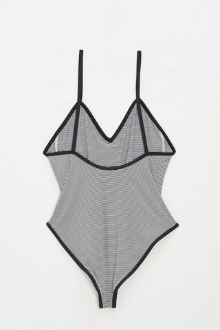 Maillot de bain 1 pièce - Noir et blanc