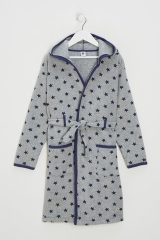 Peignoir à capuche - Gris clair