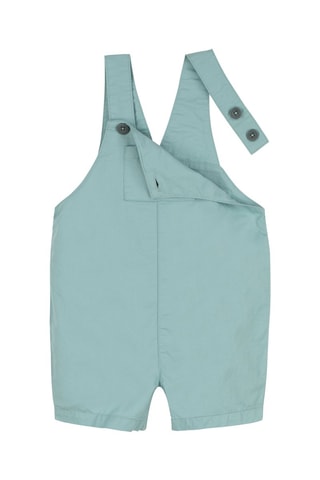 Salopette-short. Vert