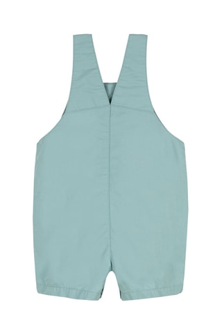 Salopette-short. Vert