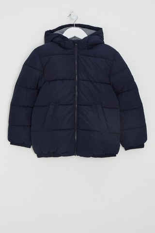 Doudoune à capuche - Bleu marine