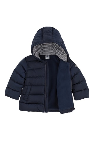 Doudoune à capuche - Bleu marine