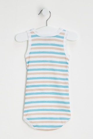 Body - Blanc et turquoise