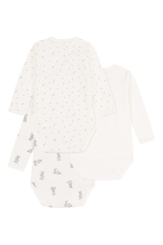 3 bodys - Blanc et gris foncé