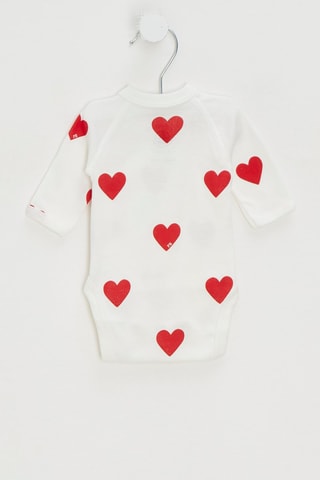 3 bodys - Blanc et rouge