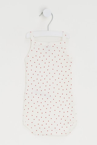 3 bodys - Blanc et rouge