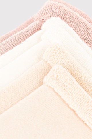 3 paires de chaussettes - Saumon, beige et écru