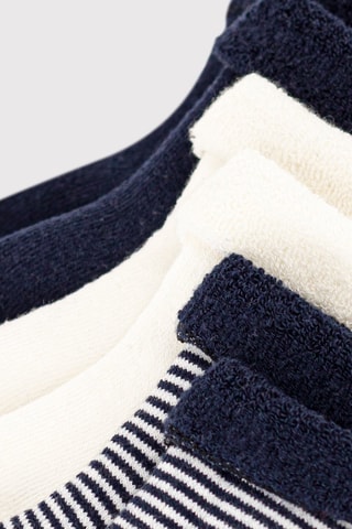 3 paires de chaussettes - Bleu marine et écru