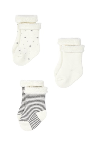 3 paires de chaussettes - Blanc