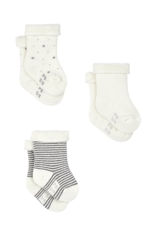 3 paires de chaussettes - Blanc