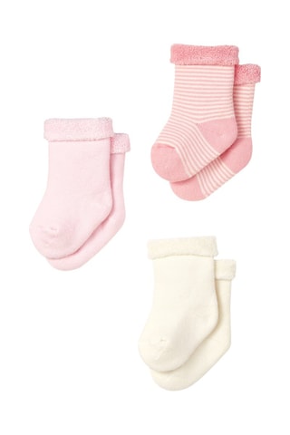 3 paires de chaussettes - Rose