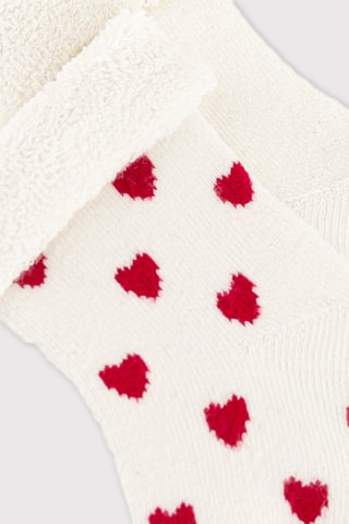 2 paires de chaussettes - Blanc